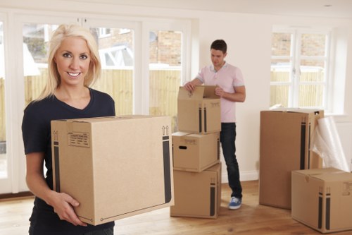 Same day removals team loading furniture in Balham