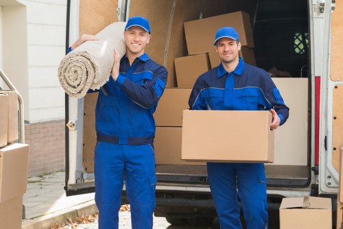 Packing boxes and furniture for removal truck hire in Balham