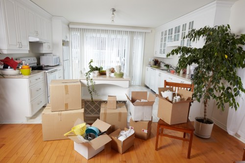Reusable items prepared for charity donation after a Balham move