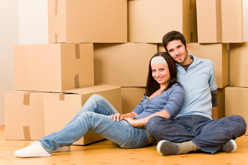 Variety of sturdy moving boxes used for packing in Balham