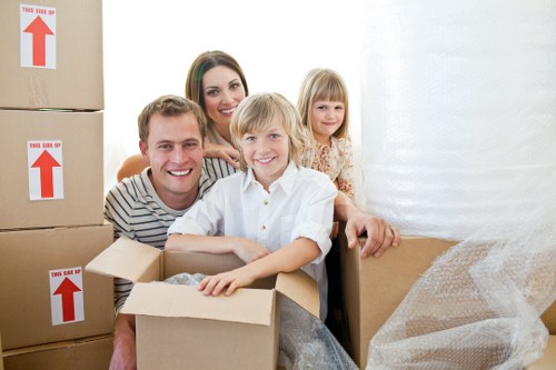 Professional Balham movers loading furniture into a van